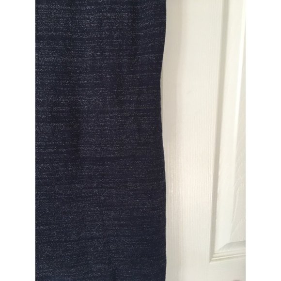 Navy Blue Sparkly Bodycon Dress - Picture 5 of 7